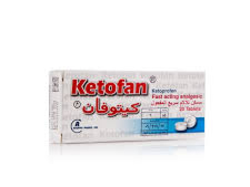 KETOFAN 25 MG 20 TAB