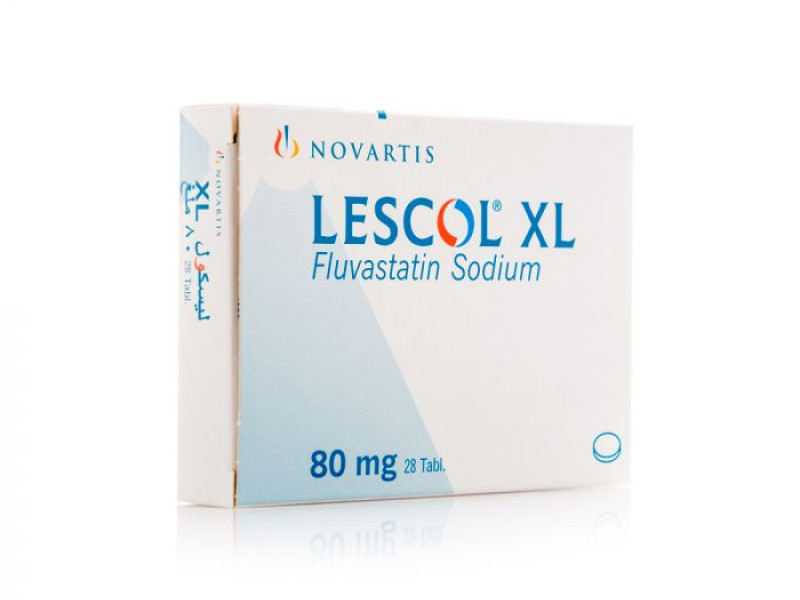 LESCOL XL 80MG 28TAB