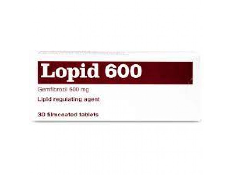 LOPID 600 MG 30 TAB