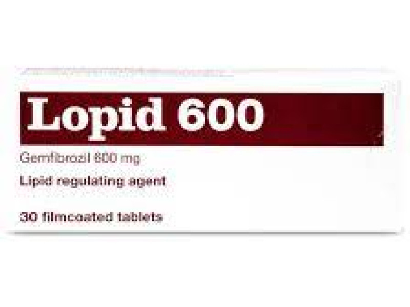 LOPID 600 MG 30 TAB