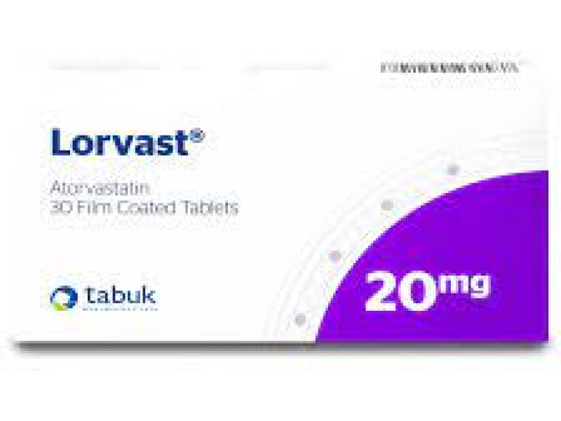 LORVAST 20MG 30TABLETS