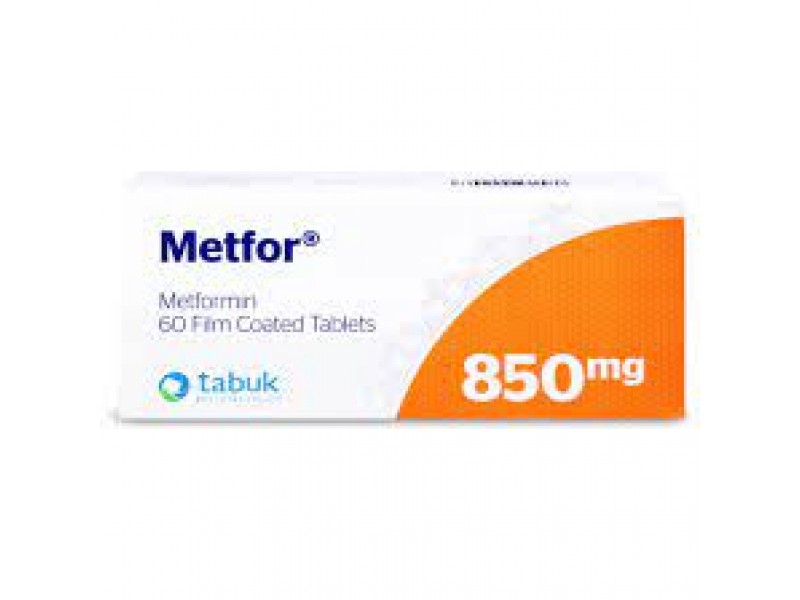 METFOR 850 MG 60 TAB