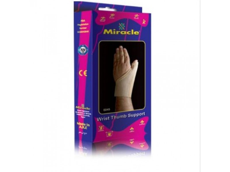 MIRACLE WRIST THUMB SUPP RIGHT XL 0045XL MIRACLE WRIST THUMB SUPP RIGHT XL 0045XL
