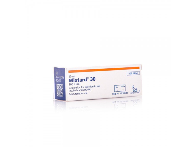 MIXTARD 30 HM VIAL