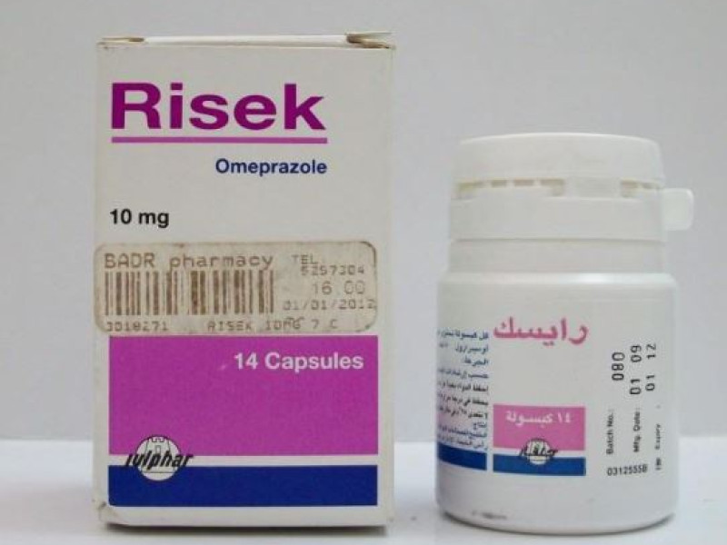 RISEK 10MG 14 CAPS