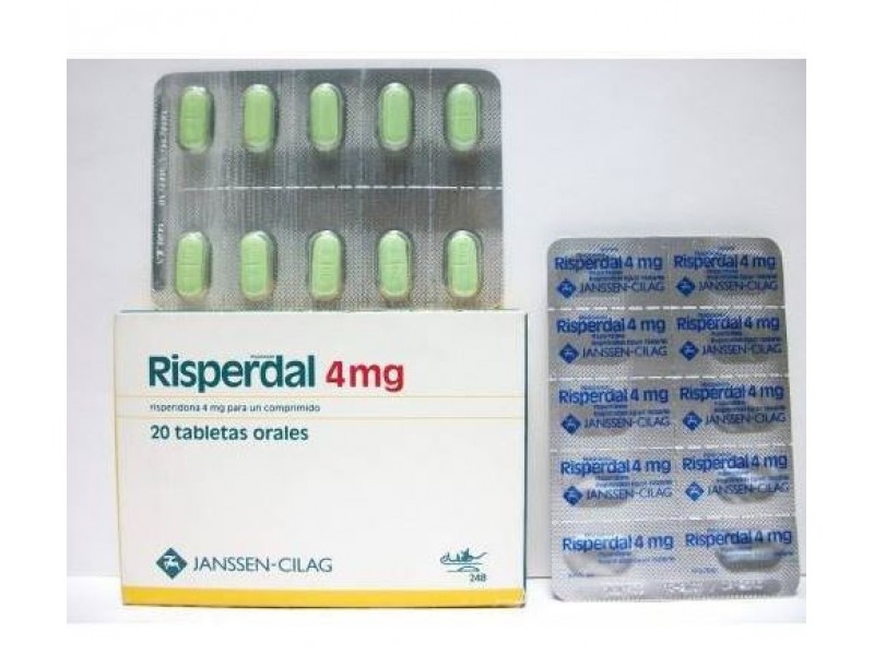 RISPERDAL 4 MG 60 TAB