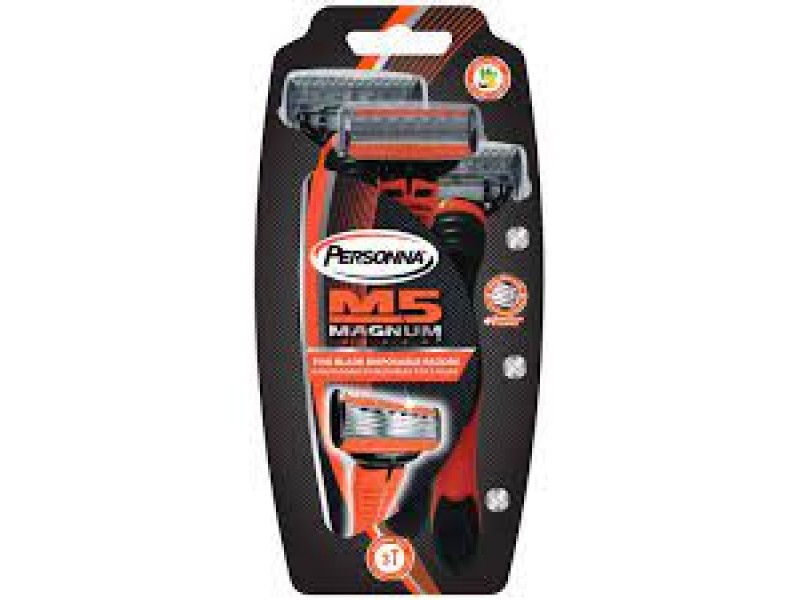 PERSONNA RAZOR MAGNUM 5 DISPOSBLE PERSONNA RAZOR MAGNUM 5 DISPOSBLE