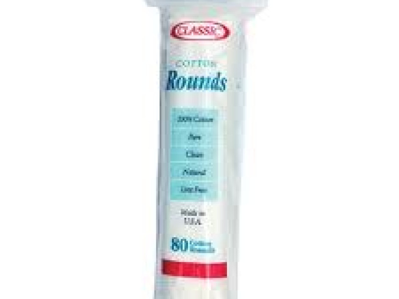 CLASSIC COTTON ROUNDS 80PCS CLASSIC COTTON ROUNDS 80PCS