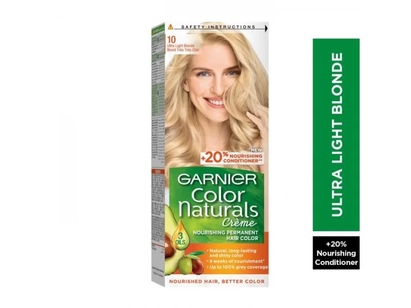 GARNIER NATURE HAIR COLOUR NO10 ULTRA LIGHT 55052 GARNIER NATURE HAIR COLOUR NO10 ULTRA LIGHT 55052