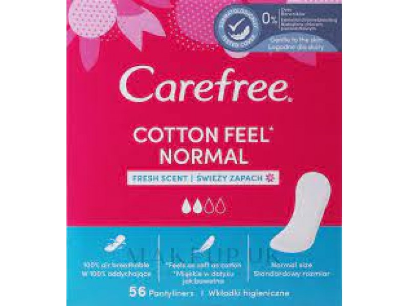 CARE FREE 58/56PCS COTTON NORMAL 31400