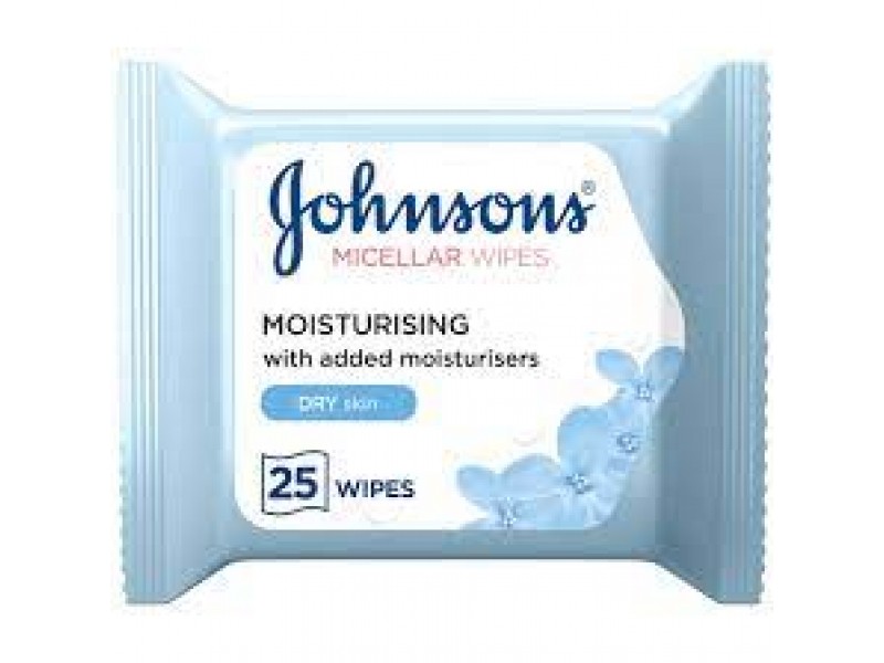 Johnson's WIPES FACIAL CLEANSING DRY SKIN 25P 31144 Johnson's WIPES FACIAL CLEANSING DRY SKIN 25P 31144
