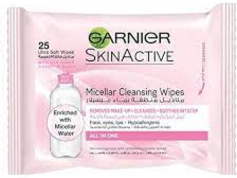 GARNIER ESS WIPS MICELLAR CLEANSING 43000 GARNIER ESS WIPS MICELLAR CLEANSING 43000