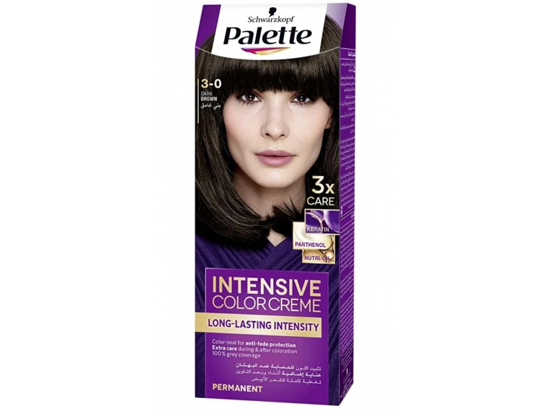 PALETTE Hair color 3-0 DARK BROWN PALETTE Hair color 3-0 DARK BROWN