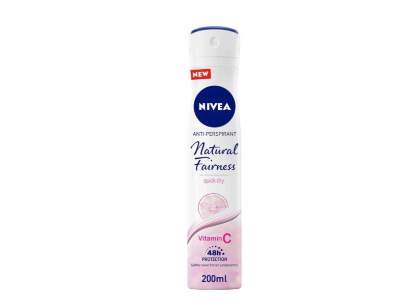 NIVEA deodorant spray natural fairness 200ml for women NIVEA deodorant spray natural fairness 200ml for women