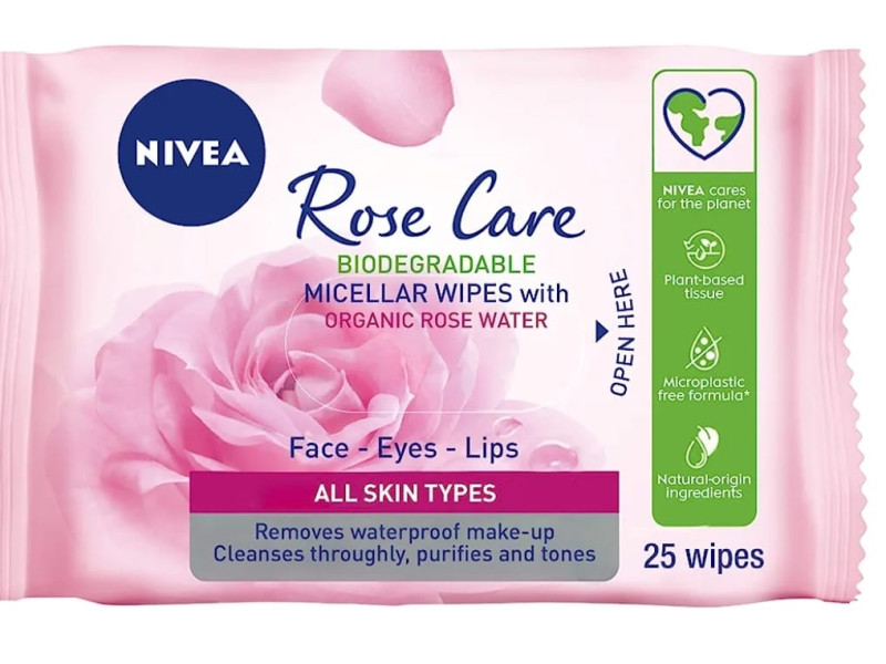 nivea wipes micellar rose 25 wipes nivea wipes micellar rose 25 wipes