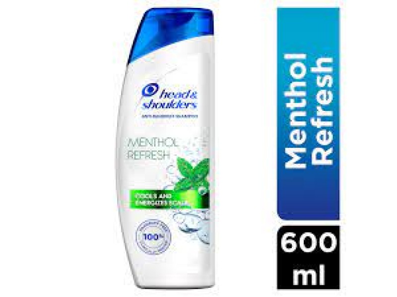 head & shoulders Shampoo REFRESH MENTHOL 600ML 101195 head & shoulders Shampoo REFRESH MENTHOL 600ML 101195