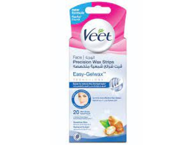 VEET HR WAX STRIPS MINI FACE 41300 VEET HR WAX STRIPS MINI FACE 41300