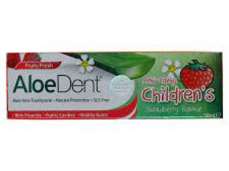aloedent TOOTH/PASTE CHILD FLUORIDE STRAWBERRY RED 50ML 501846 aloedent TOOTH/PASTE CHILD FLUORIDE STRAWBERRY RED 50ML 501846