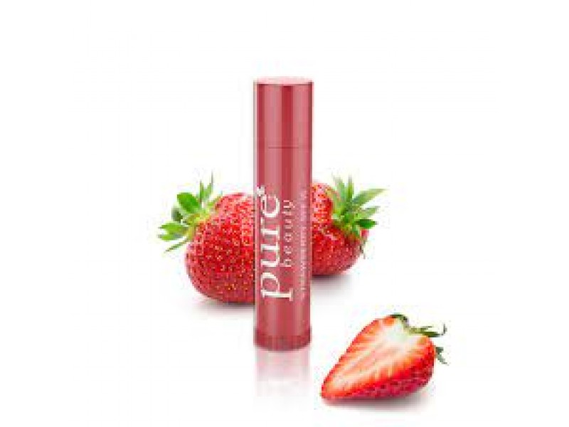 PURE BEAUTY LIP BALM STRAWBERRY 4.5GM PURE BEAUTY LIP BALM STRAWBERRY 4.5GM