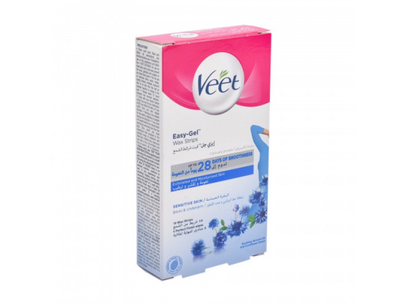 VEET HR WAX STRIPS BIKINI/UNDER ARM 41270 VEET HR WAX STRIPS BIKINI/UNDER ARM 41270