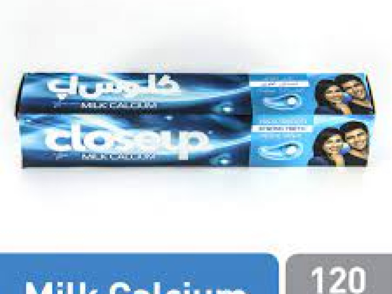 CLOSE UP TOOTH PASTE MILK CALCIUM 120ML CLOSE UP TOOTH PASTE MILK CALCIUM 120ML