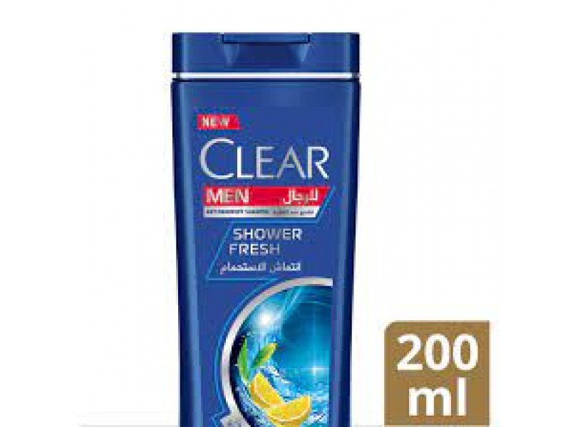 CLEAR Shampoo MEN SHOWER FRESH 200ML CLEAR Shampoo MEN SHOWER FRESH 200ML