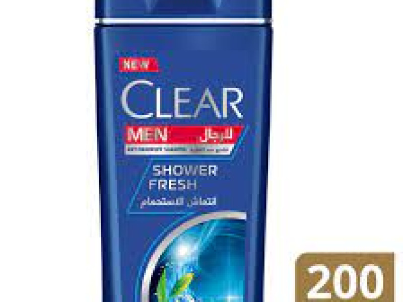 CLEAR Shampoo MEN SHOWER FRESH 200ML CLEAR Shampoo MEN SHOWER FRESH 200ML