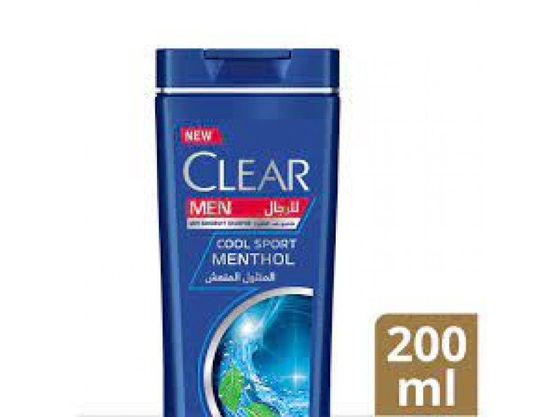 CLEAR Shampoo COOL SPORT MENTHOL 200ML CLEAR Shampoo COOL SPORT MENTHOL 200ML