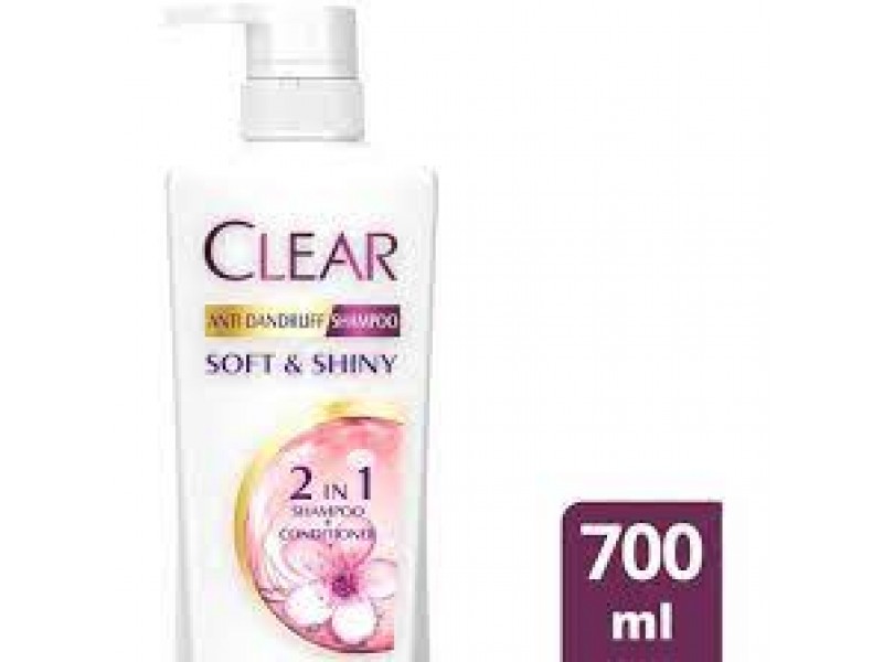 CLEAR Shampoo SOFT AND SHINY 700ML CLEAR Shampoo SOFT AND SHINY 700ML