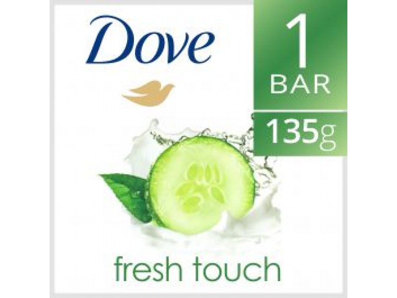 DOVE SOAP FRESH TOUCH 135ML 202362 DOVE SOAP FRESH TOUCH 135ML 202362