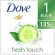 DOVE SOAP FRESH TOUCH 135ML 202362 DOVE SOAP FRESH TOUCH 135ML 202362