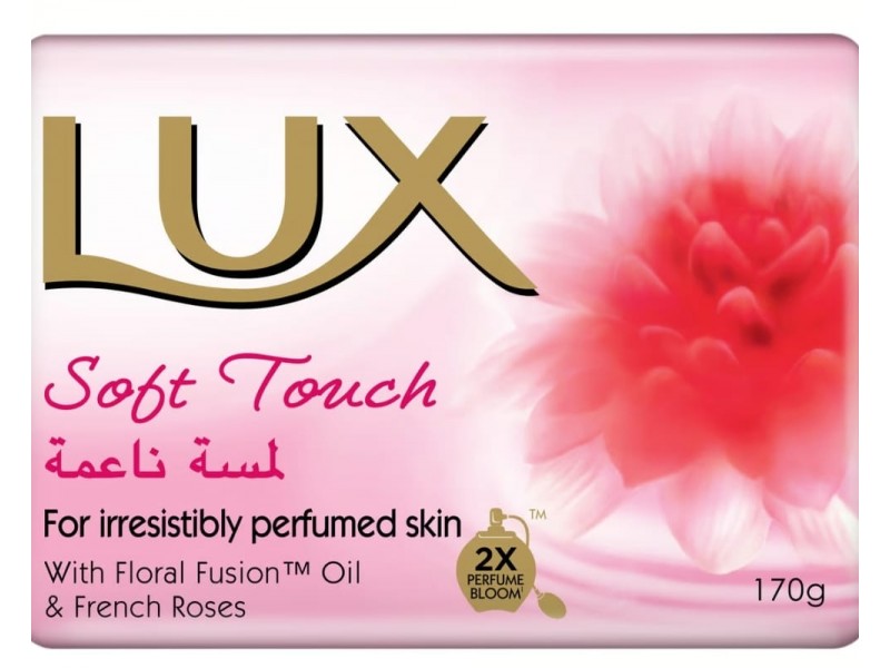 LUX SOAP SOFT TOUCH 170GM 210629 LUX SOAP SOFT TOUCH 170GM 210629