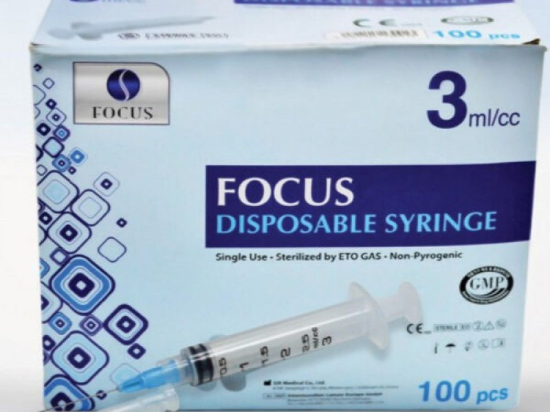 FOCUS DISPOSABLE SYRINGE 3ML