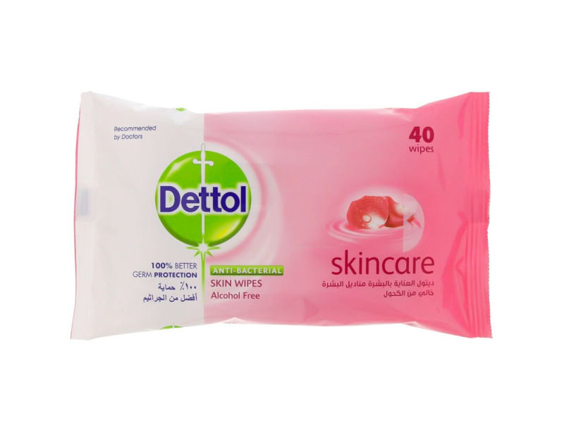 DETTOL WIPS SKINCARE 40P