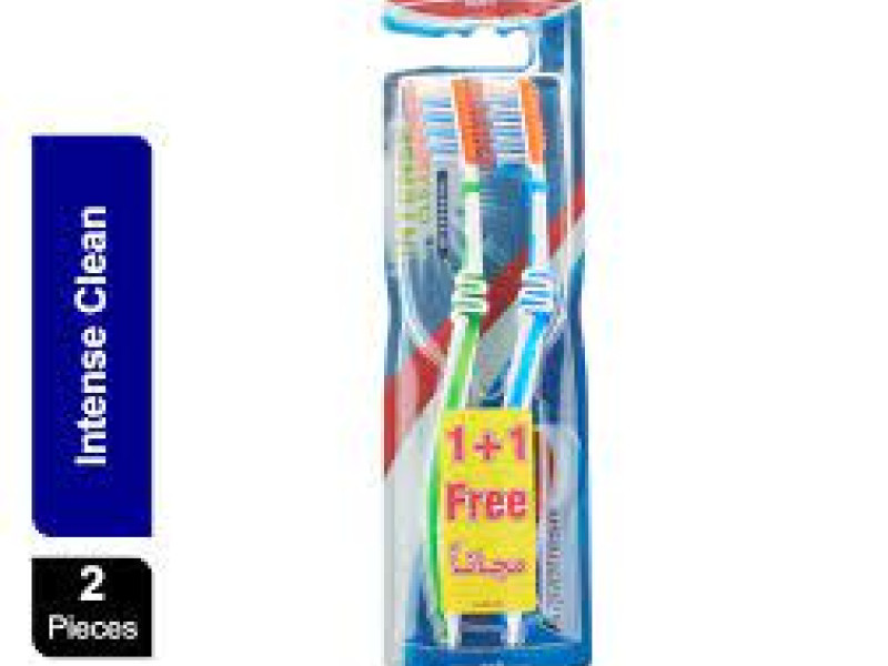 AQUAFRESH TOOTHBRUSH INTENSE MEDIUM 1+1 CLEAN AQUAFRESH TOOTHBRUSH INTENSE MEDIUM 1+1 CLEAN