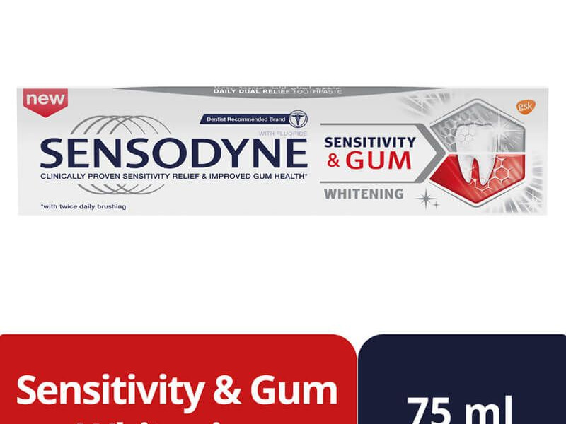 SENSODYNE SENSItive&GUM WHITENING 75ML SENSODYNE SENSItive&GUM WHITENING 75ML