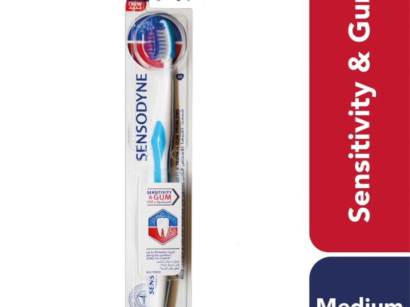SENSODYNE tooth brush SENSI & GUM MEDIUM SENSODYNE tooth brush SENSI & GUM MEDIUM