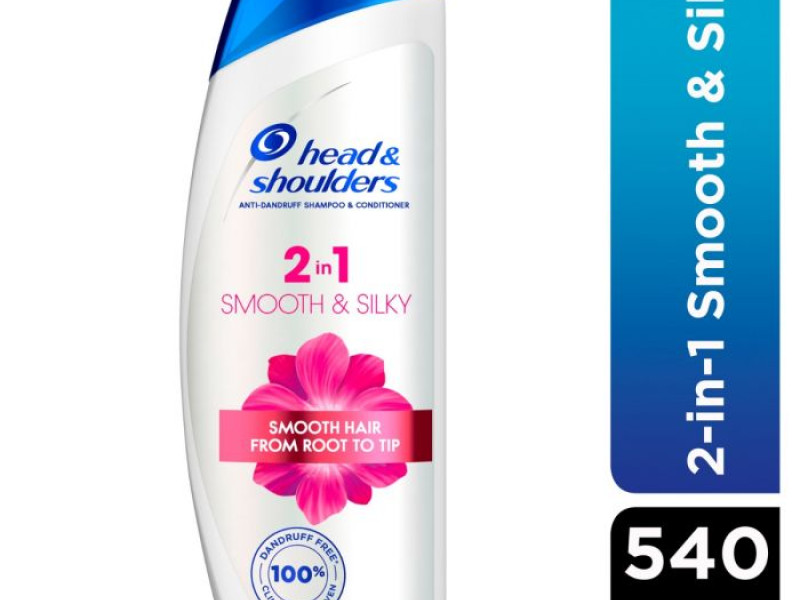 head & shoulders Shampoo SMOOTH SILKY 2 IN 1 540ML head & shoulders Shampoo SMOOTH SILKY 2 IN 1 540ML