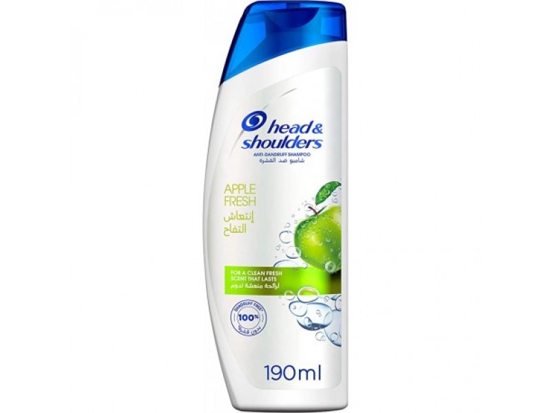 head & shoulders Shampoo 190ML APPLE FRESH head & shoulders Shampoo 190ML APPLE FRESH