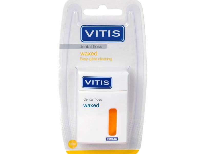 VITIS DENTAL FLOSS YELLOW WAXED VITIS DENTAL FLOSS YELLOW WAXED