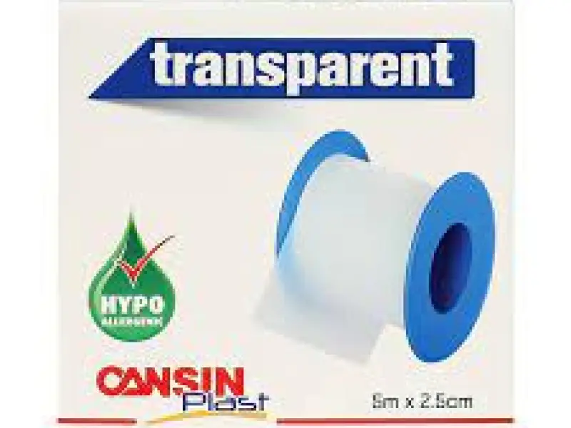 TRANSPARENT PLASTER 5MX2.5CK 009100 TRANSPARENT PLASTER 5MX2.5CK 009100